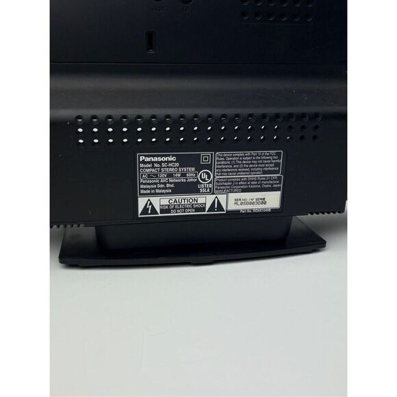Panasonic SC-HC20 Compact Stereo System CD Player MP3 iPod Dock AM/FM Radio - Picture 11 of 13